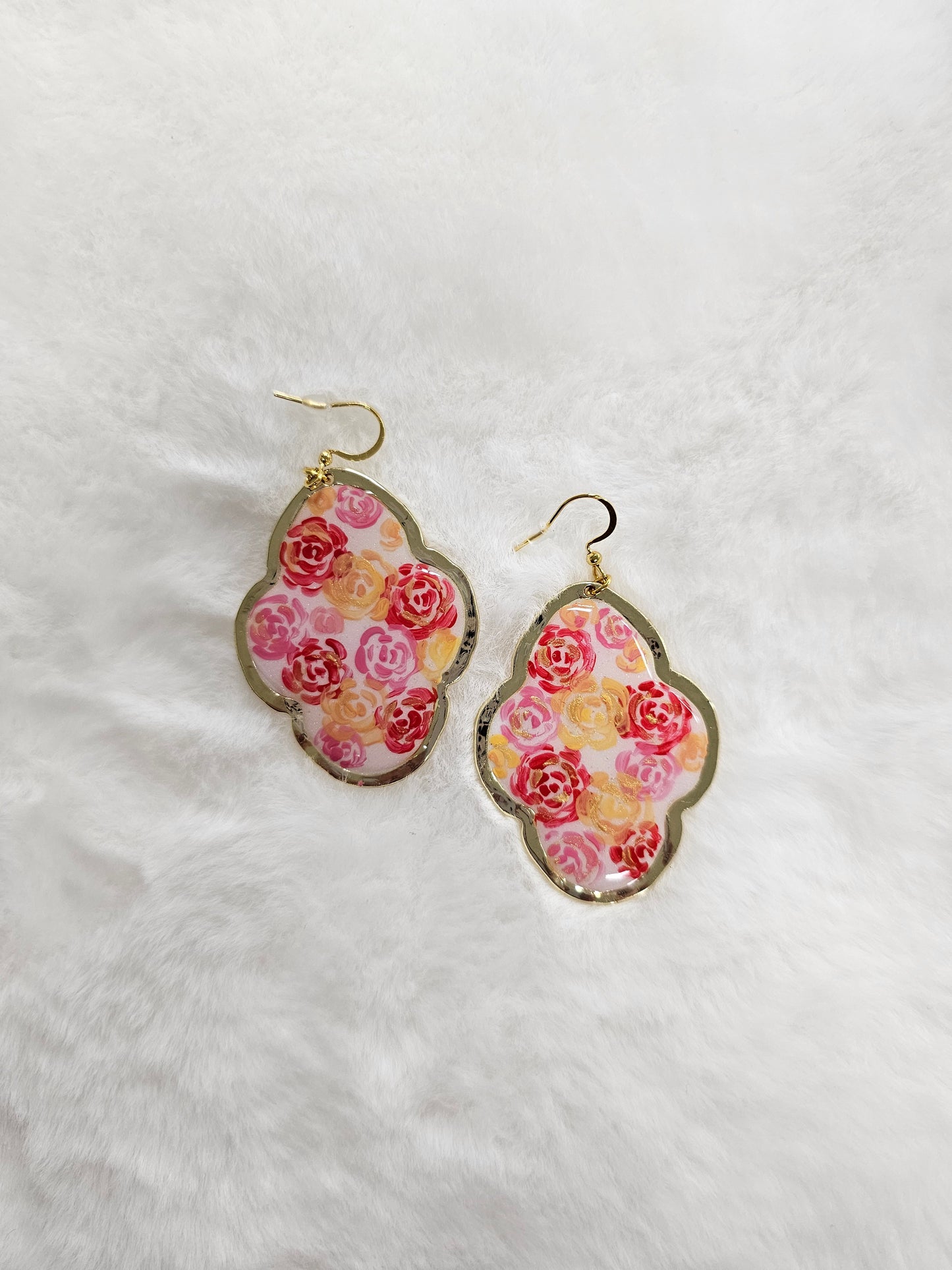Madonna of the Roses Earrings
