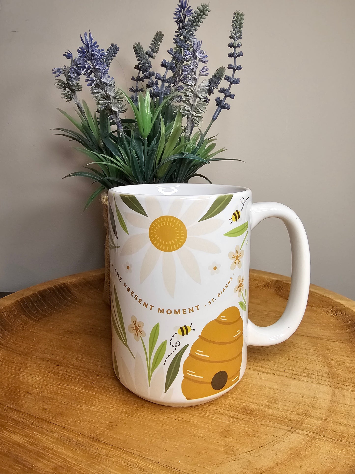 Live Holy the Present Moment Mug