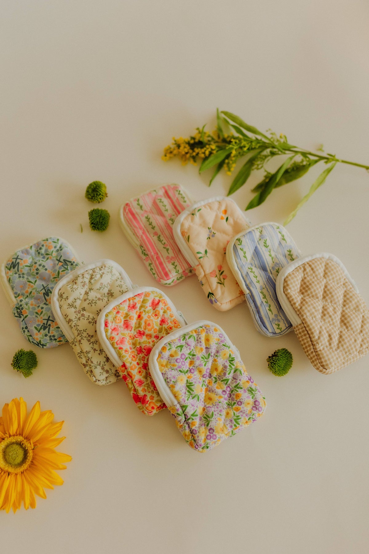 Vintage Floral Rosary Pouch