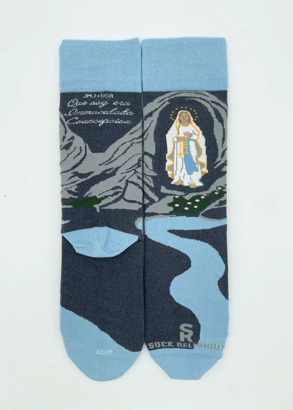 Our Lady of Lourdes Socks
