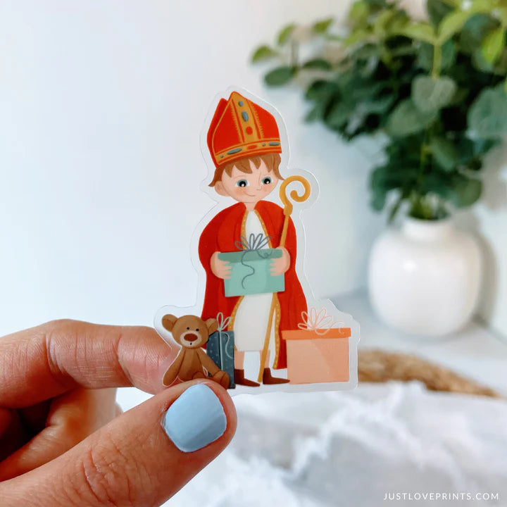 St. Nicholas "Kid Saint" Vinyl Sticker