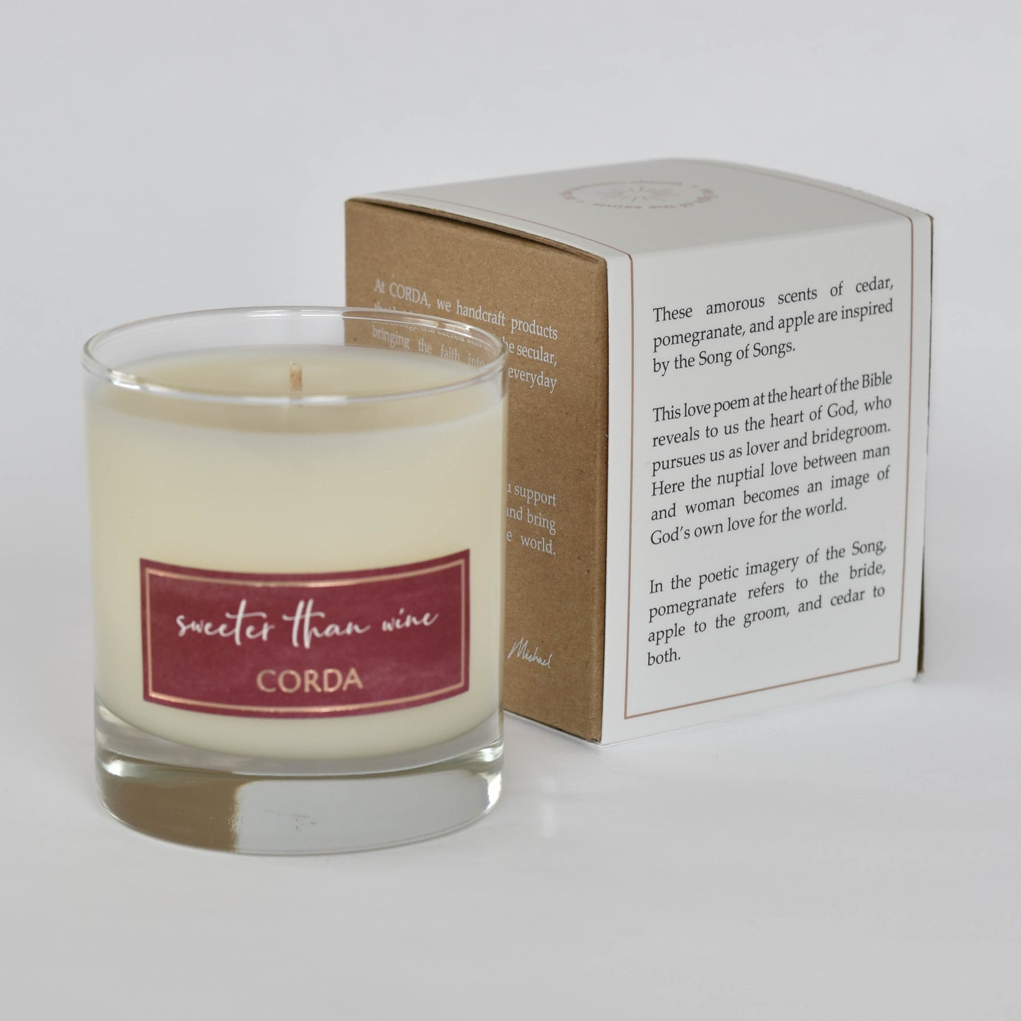 Sweeter Than Wine Candle