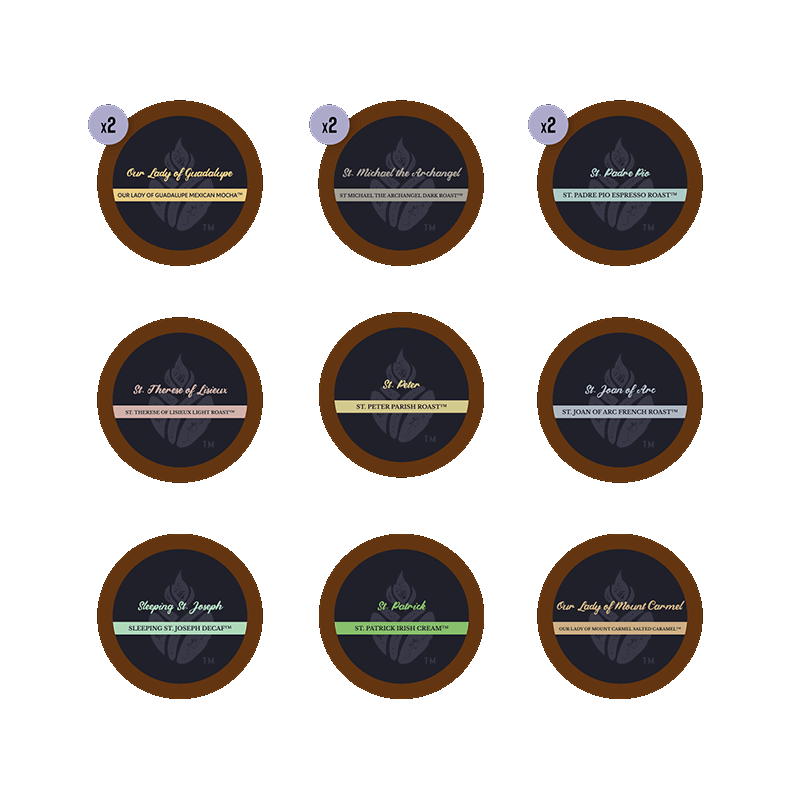 All Saints Variety Pack K-Cups 12 Pack