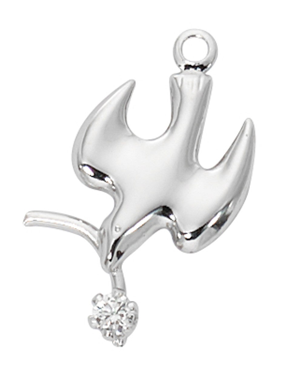 Silver Dove Necklace