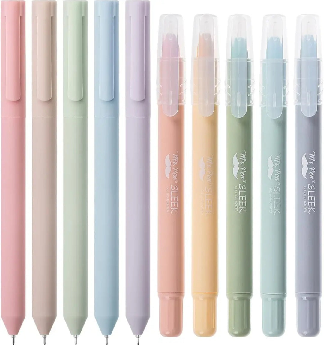 Preppy Pastel Bible Pen & Highlighter Set