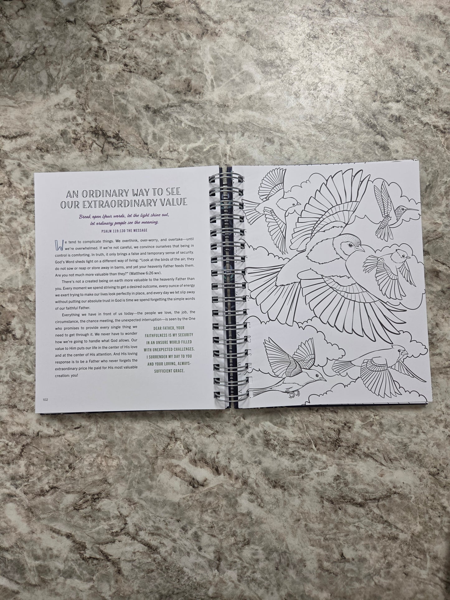 Devotional Coloring Book: Be Still & Know