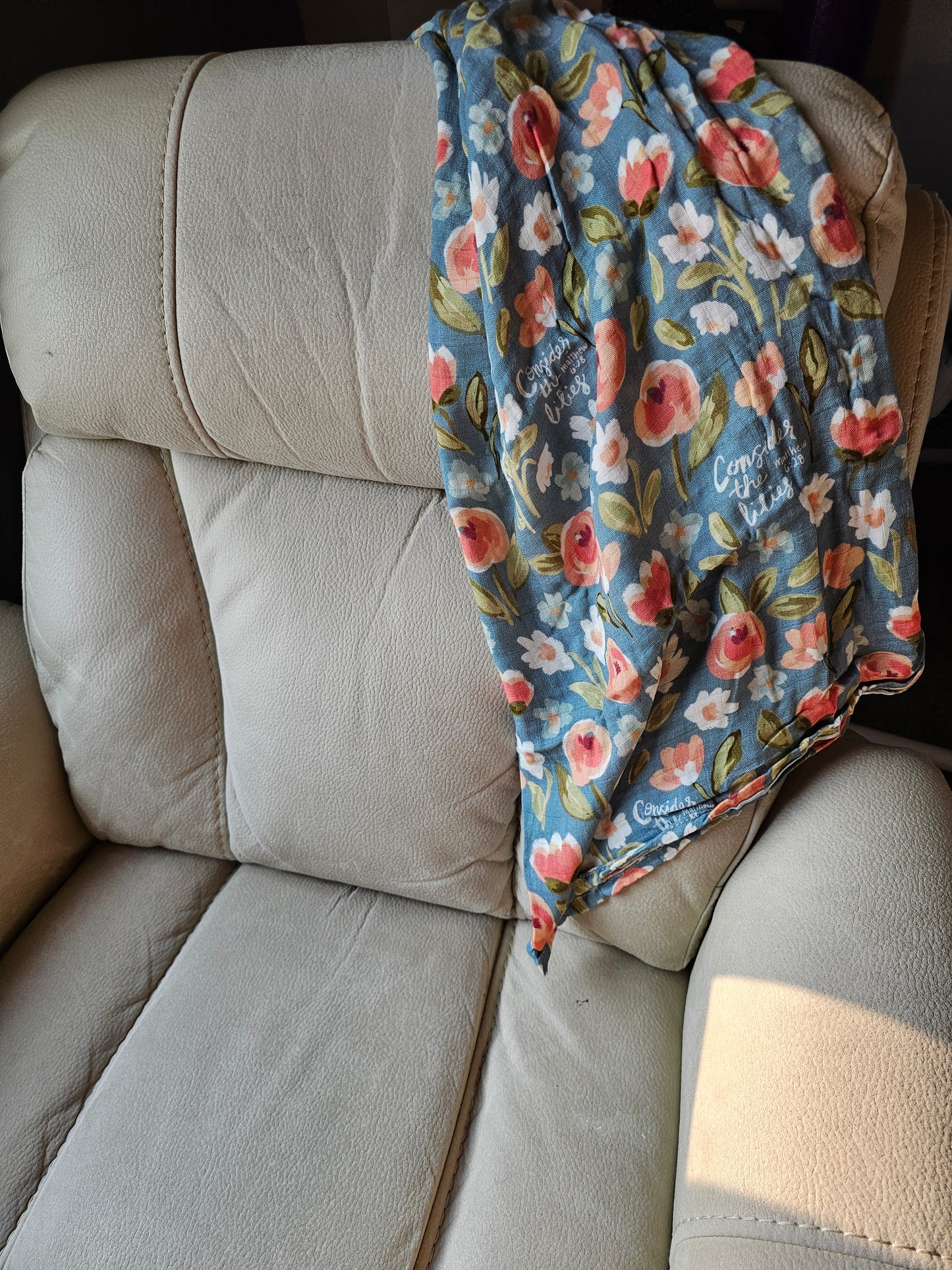 Consider the Lilies - Muslin Swaddle