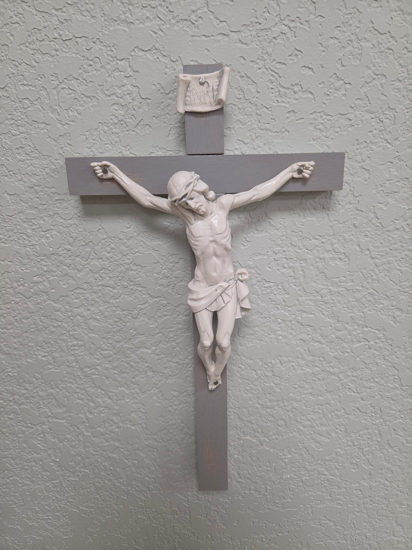 Crucifix with Carrara Finish