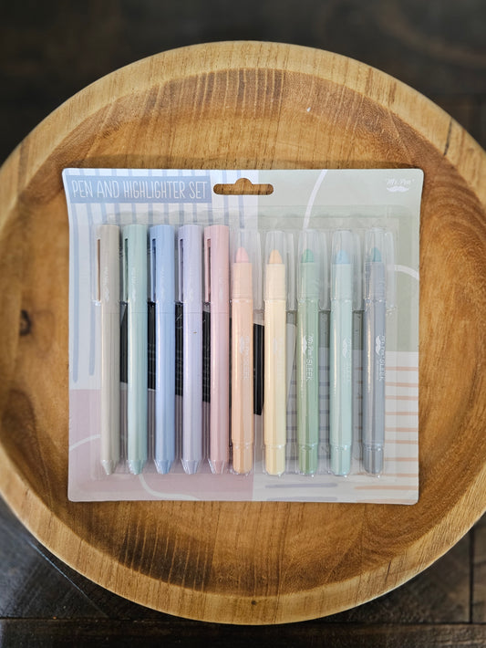 Preppy Pastel Bible Pen & Highlighter Set