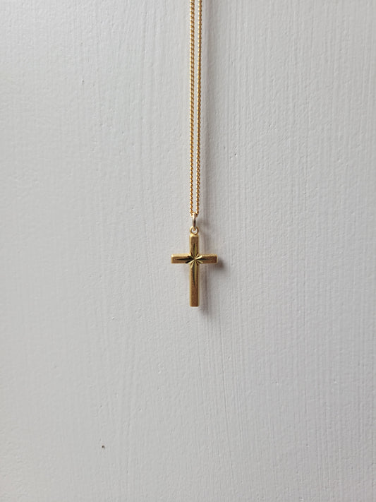 Gold Cross Necklace