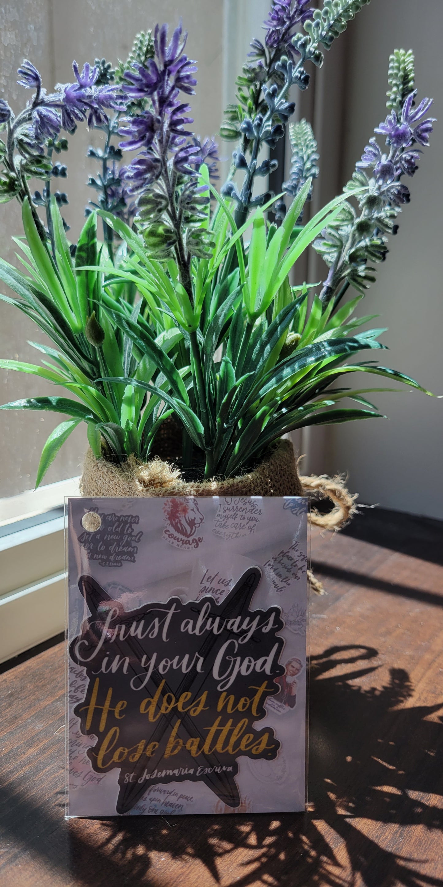 Trust Always in Your God Sticker