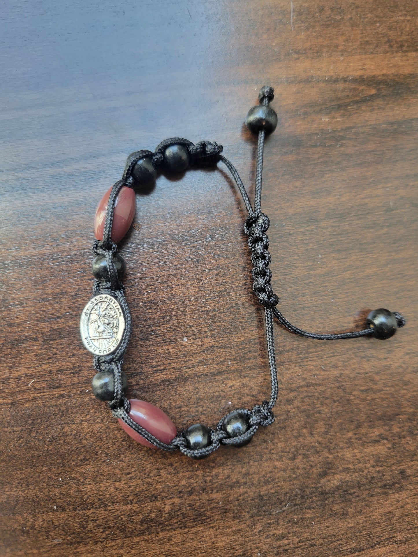 St. Sebastian Football Bracelet