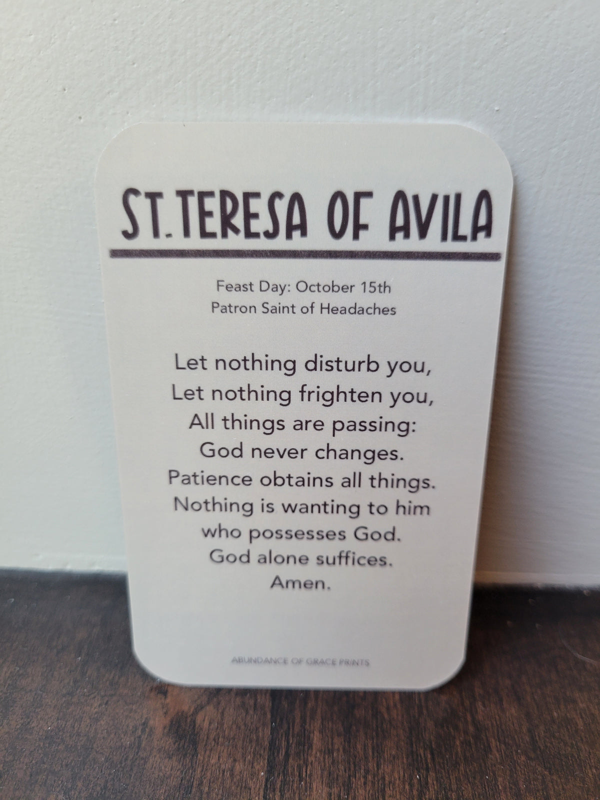 St. Teresa of Avila