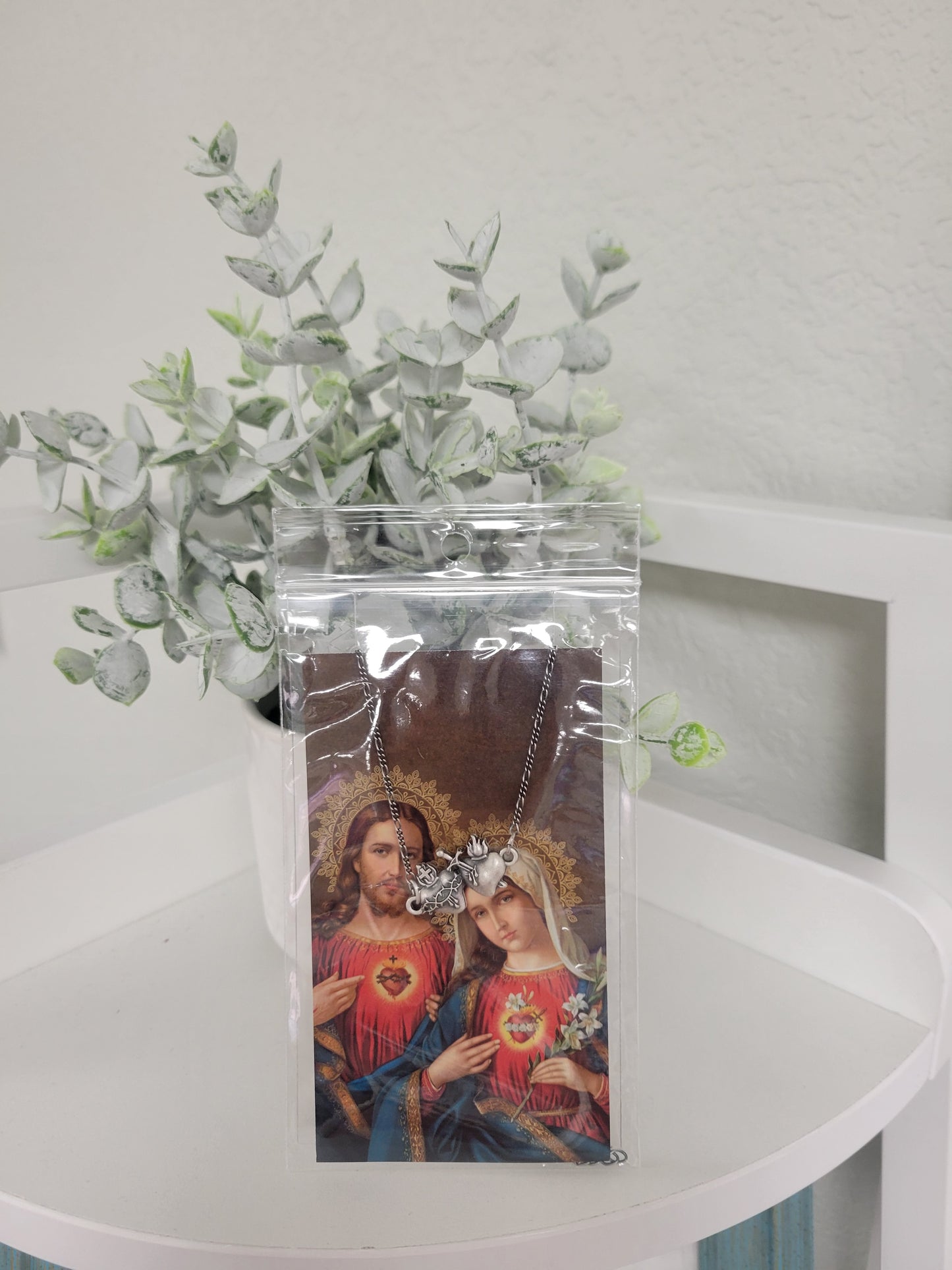 Sacred and Immaculate Heart Consecration Necklace