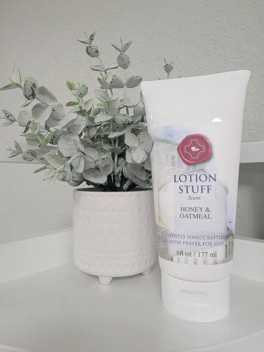 Honey and Oatmeal Lotion Stuff