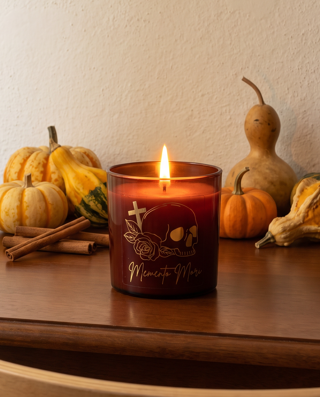 Memento Mori Candle