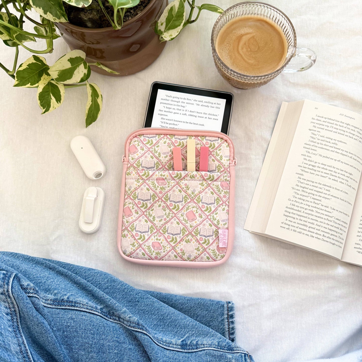 Storybook Garden Bookish Kindle Sleeve/E-reader Sleeve