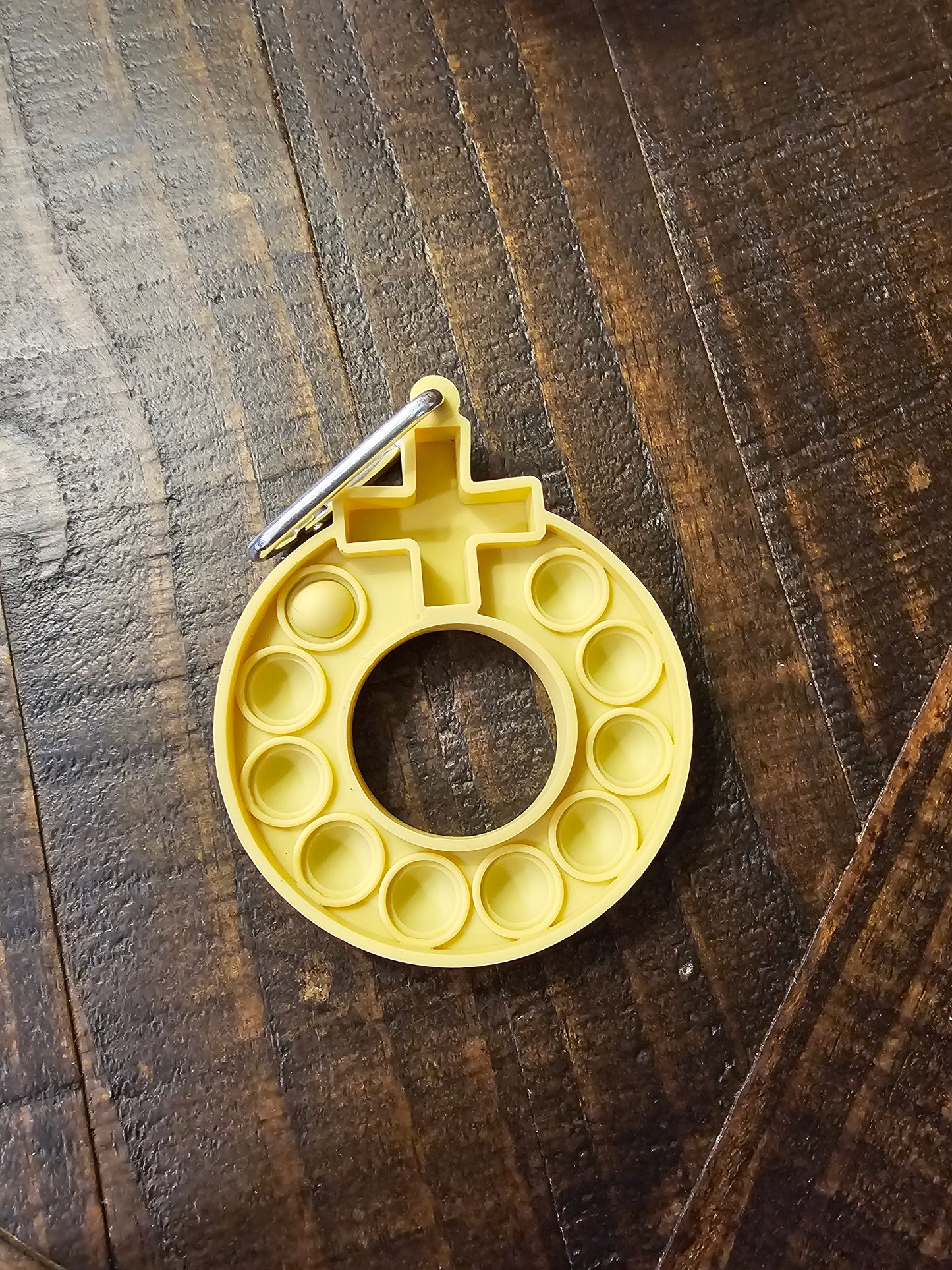 Daffodil Decade Rosary Pop-It Keychain