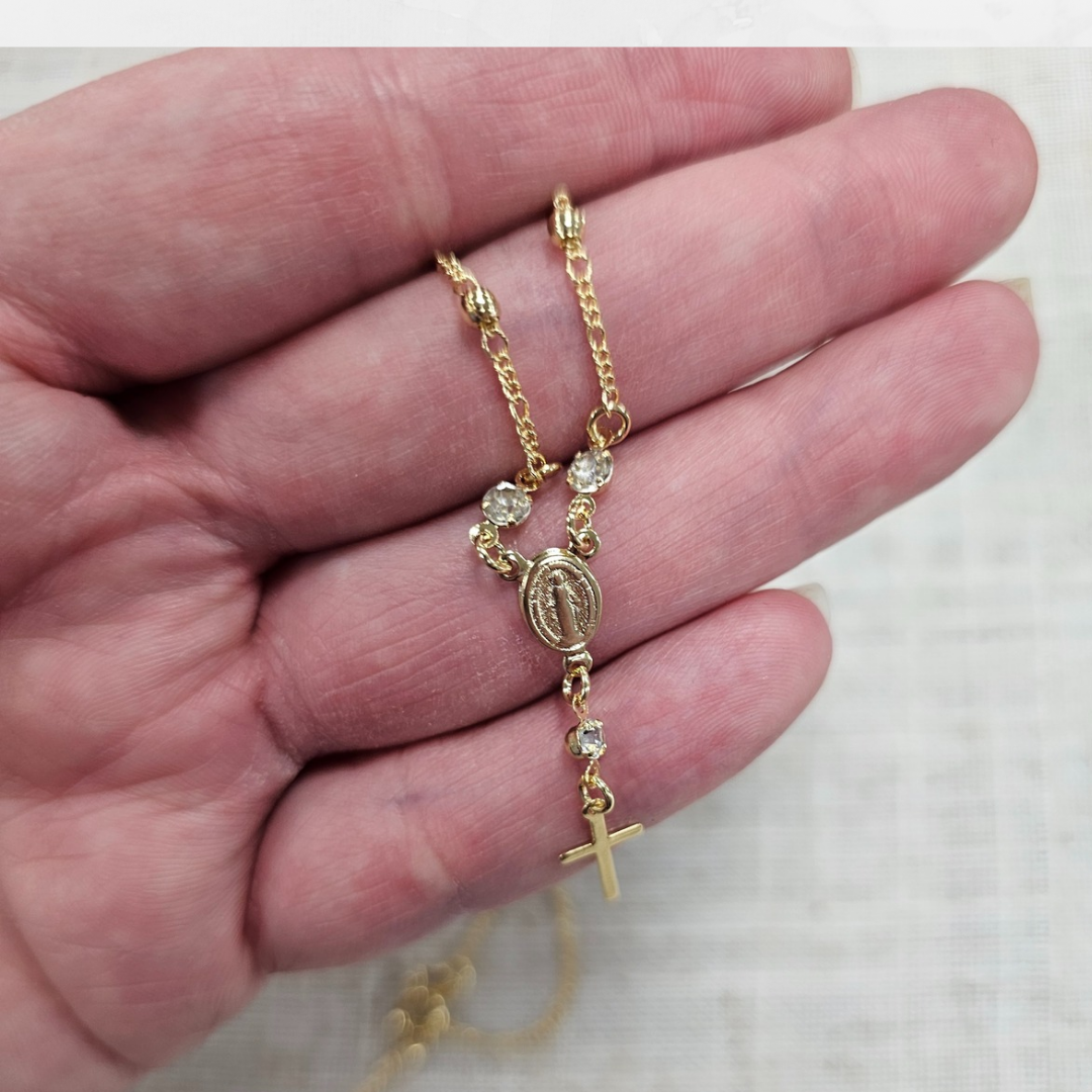 Dainty Rosary Pendant