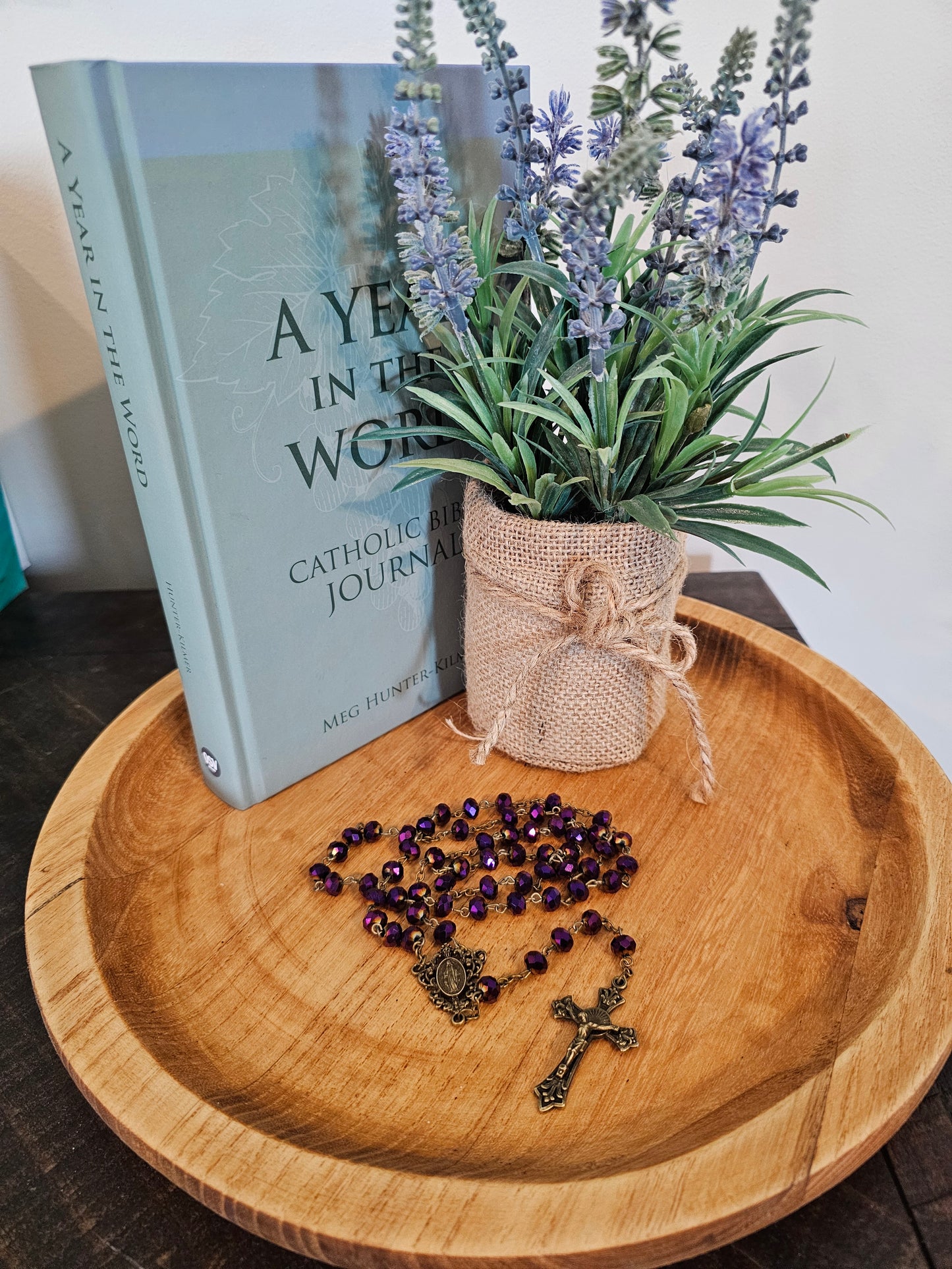 Antique Purple Rosary