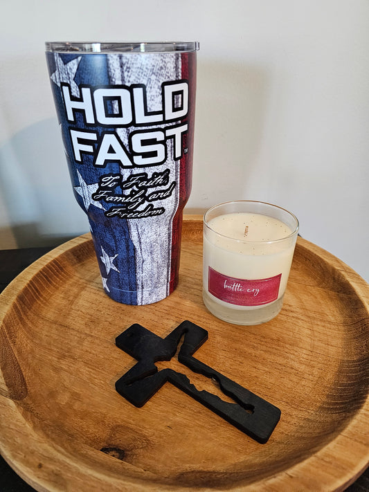 Hold Fast Flag 30 oz Stainless Steel Tumbler