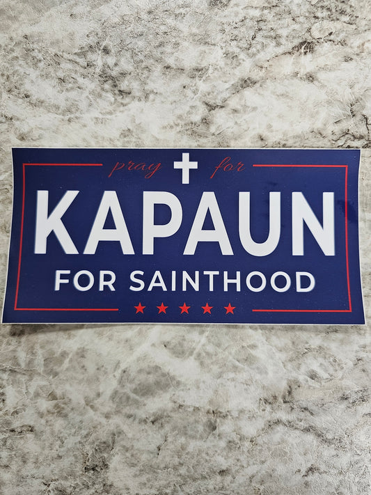 Kapaun for Sainthood Bumper Sticker