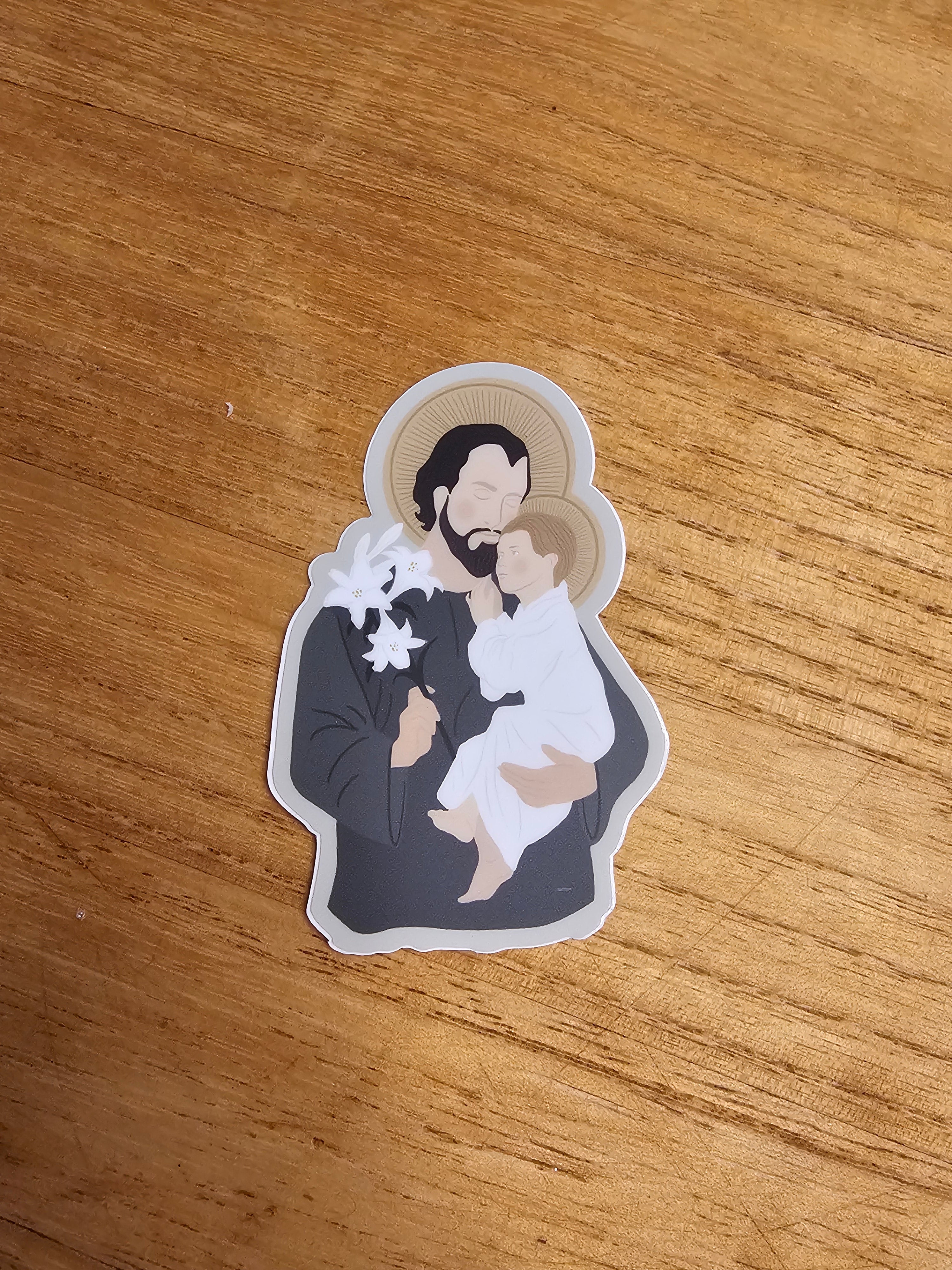 St. Joseph Vinyl Sticker – Joyful Mysteries