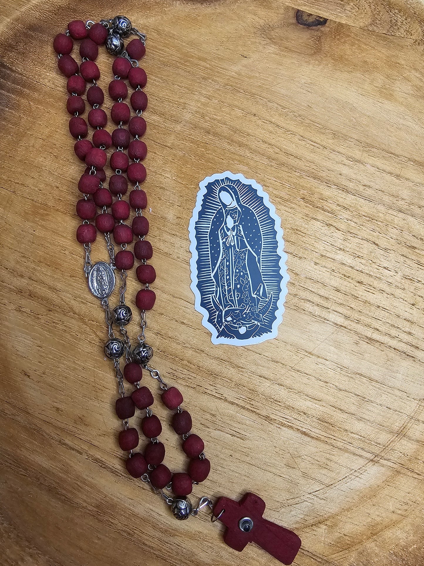 Our Lady of Guadalupe Clear Vinyl Sticker