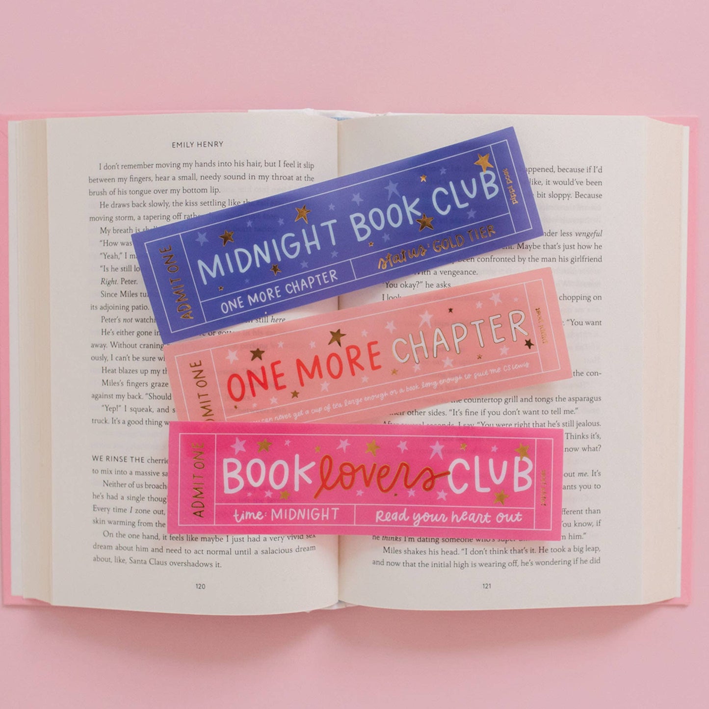 One More Chapter Acetate Bookmark