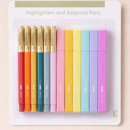 Bible Safe Highlighters & Gel Pens Set