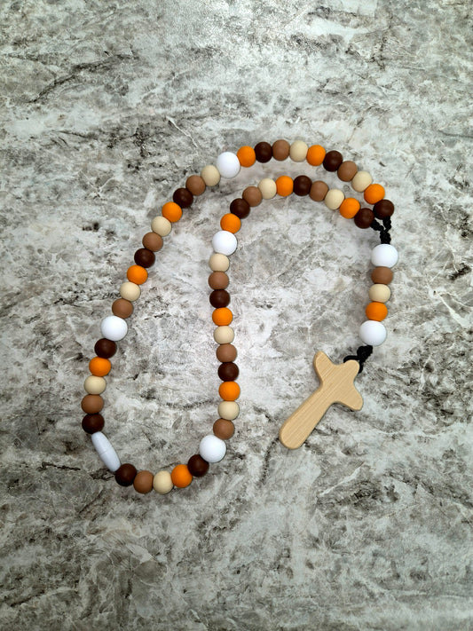 Baby Teething Rosary | Neutral