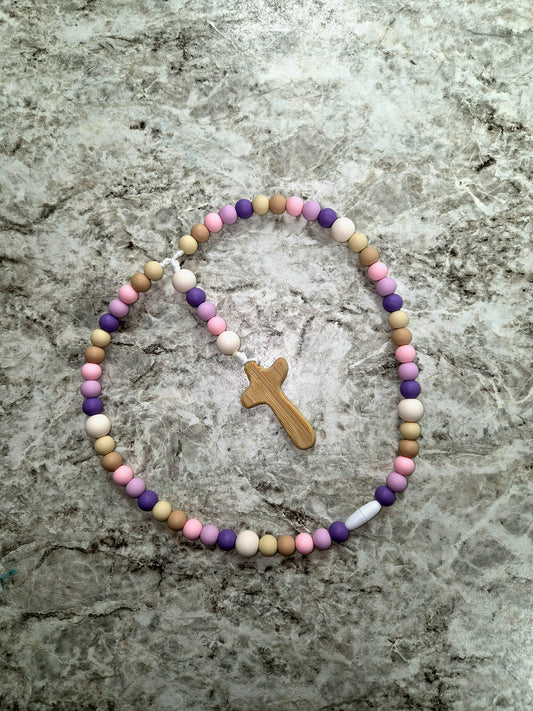 Baby Teething Rosary | Shades of Purple