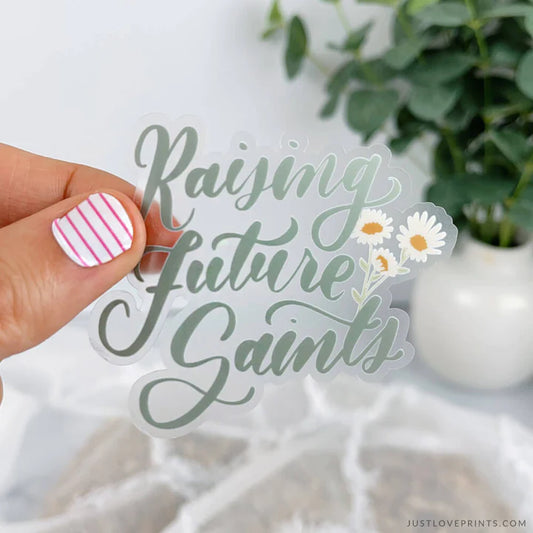 Raising Future Saints Vinyl Sticker