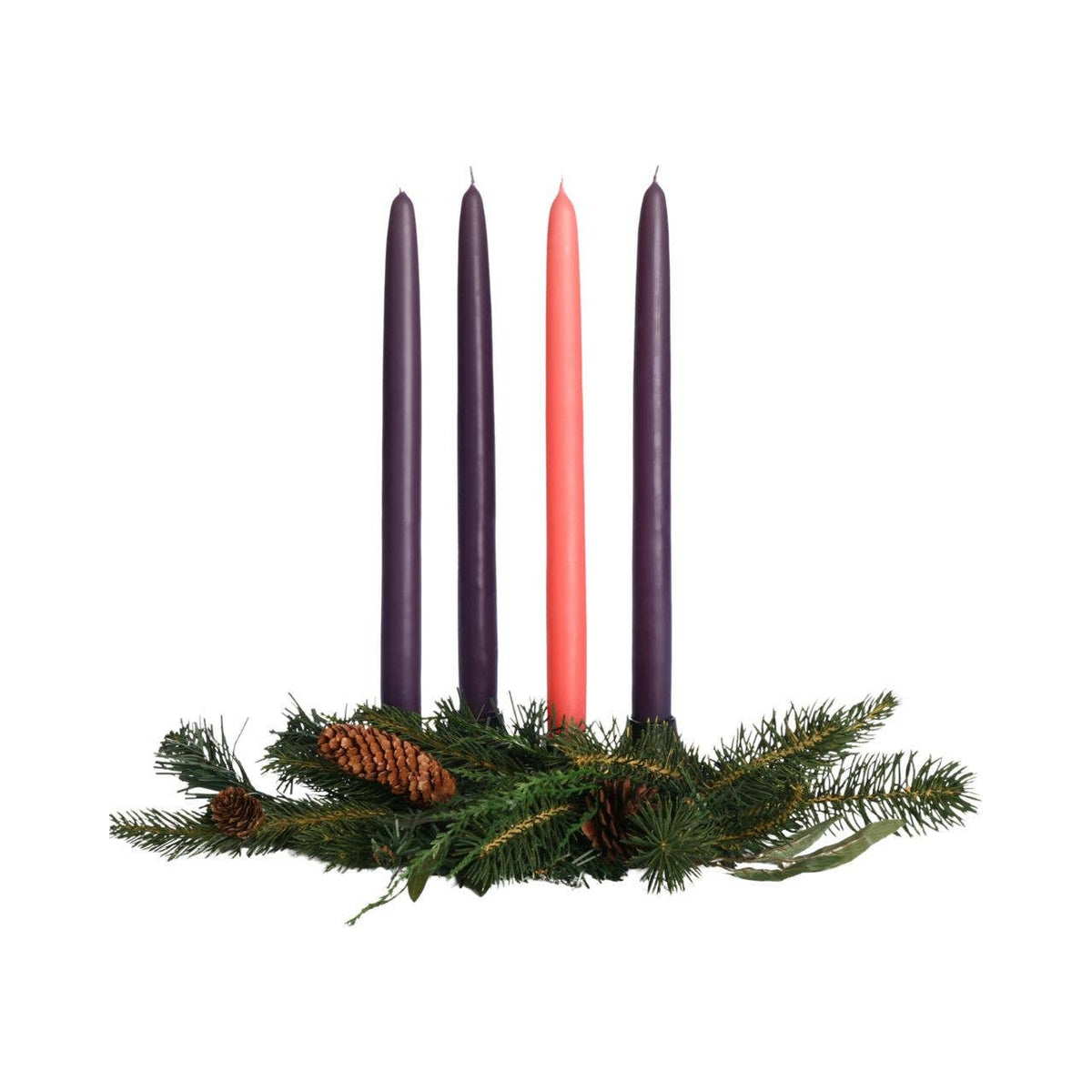 Advent Taper Candles | 100% Pure Beeswax