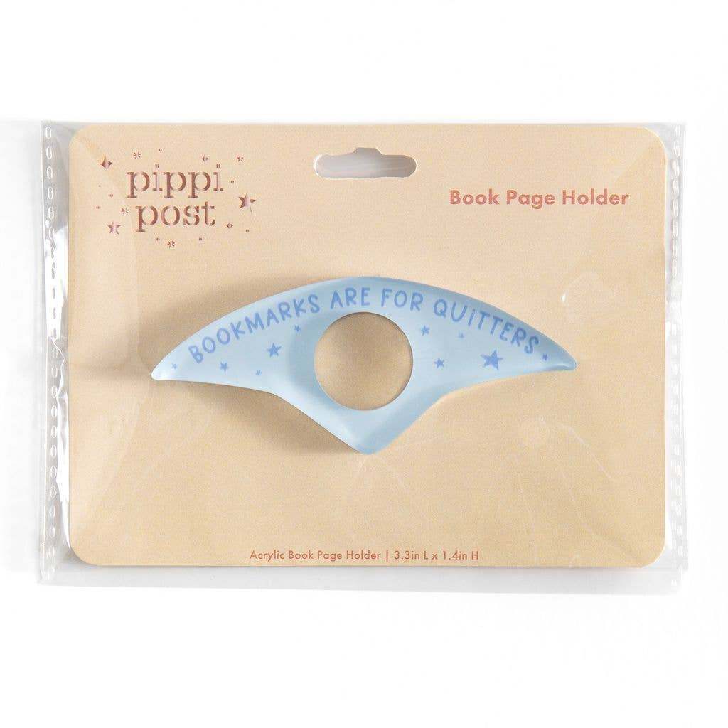 Bookmarks Are For Quitters Thumb Book Page Holder