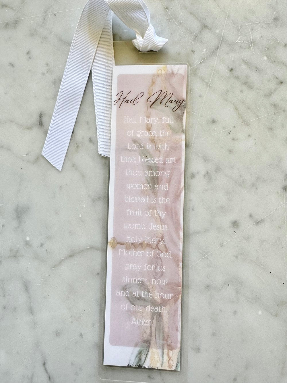 Queen of the Rosary Bookmark