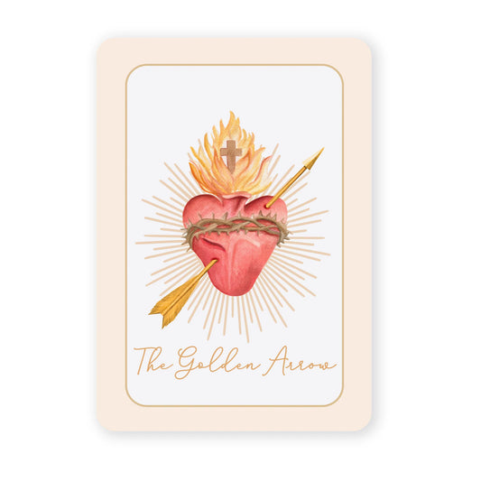 The Golden Arrow Prayer Card