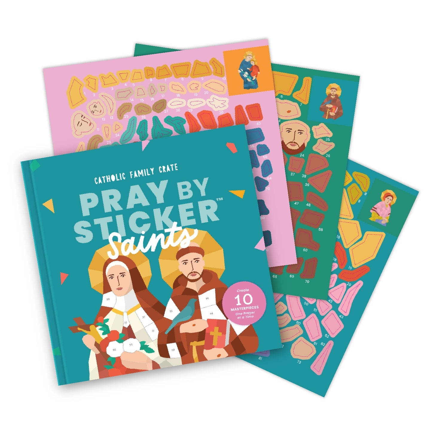 Pray By Sticker: Saints Sticker Book