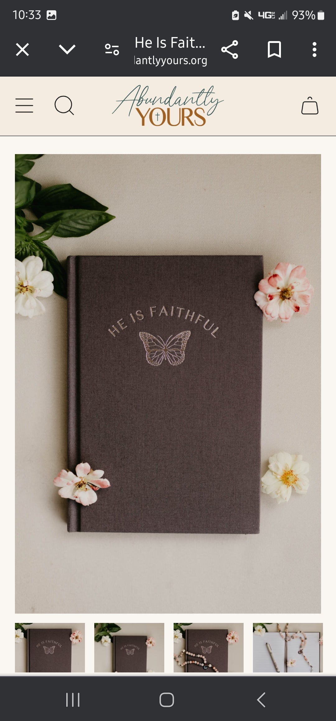 He Is Faithful Journal