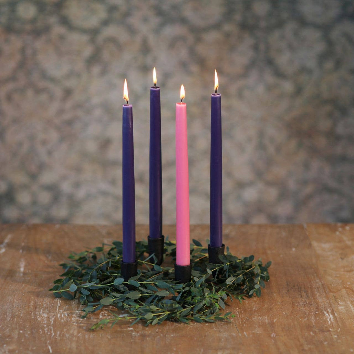 Advent Taper Candles | 100% Pure Beeswax