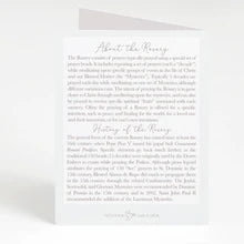 Rosary Card | Bouquet | Mixed Peonies