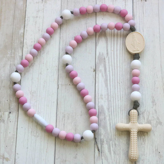 Little Flower Teething Rosary