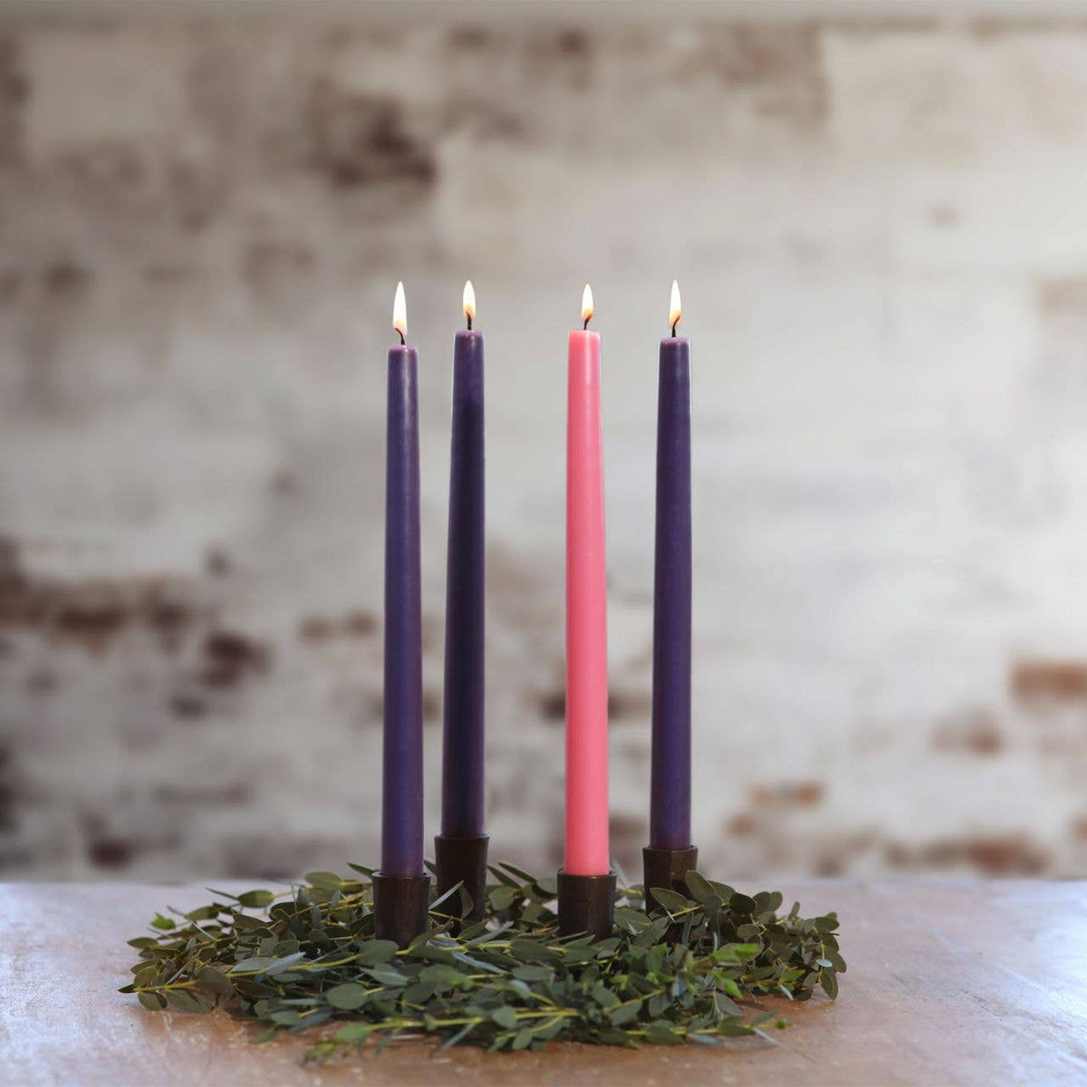 Advent Taper Candles | 100% Pure Beeswax