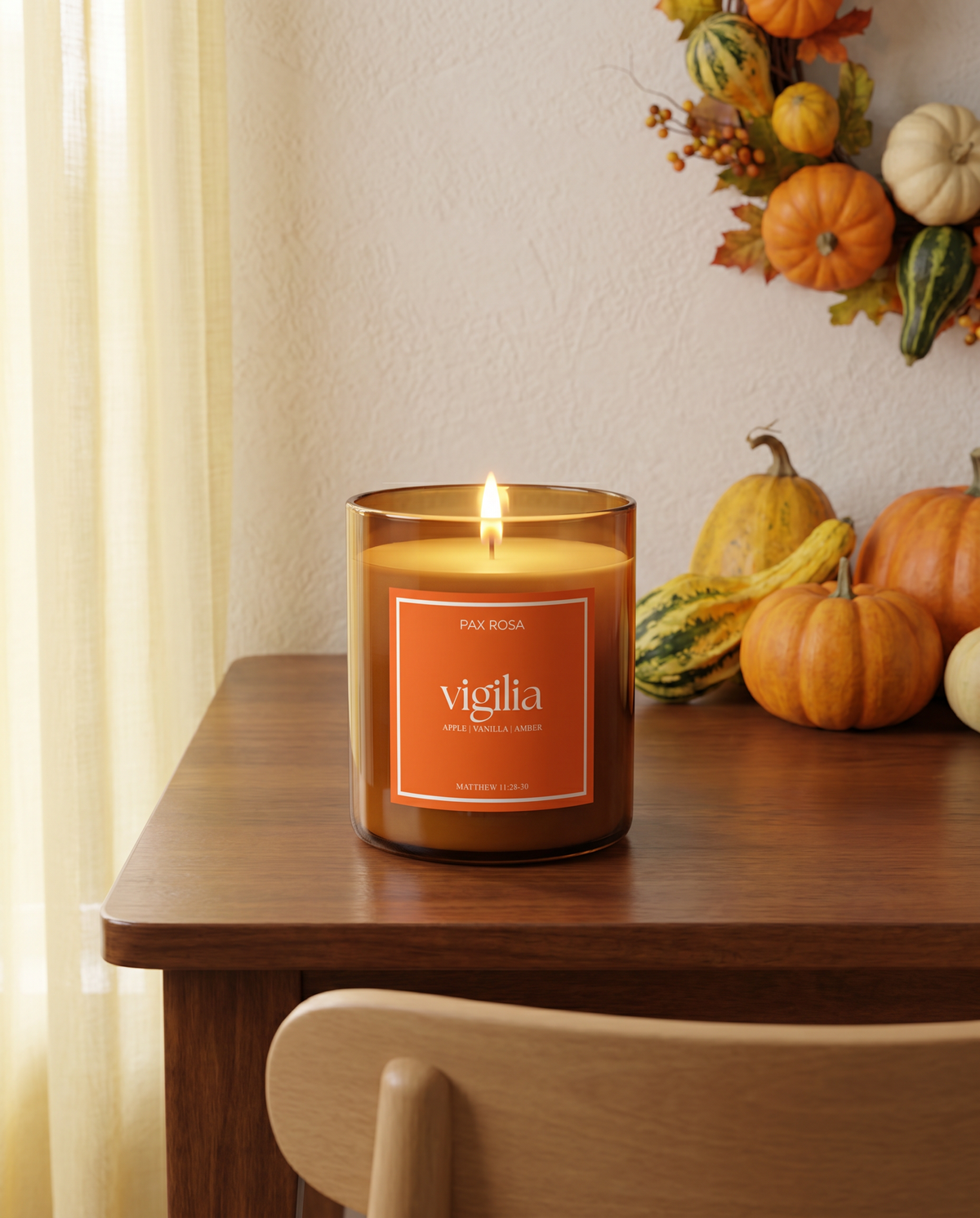 Vigilia | All Hallows' Eve Catholic Candle | Hallowtide Fall Collection