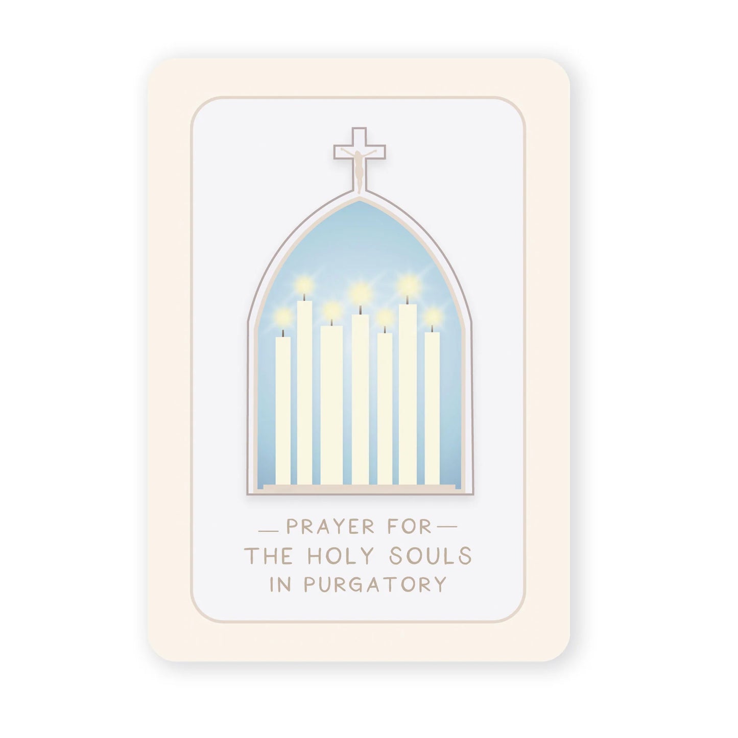 Prayer for the Holy Souls in Purgatory Prayer Card