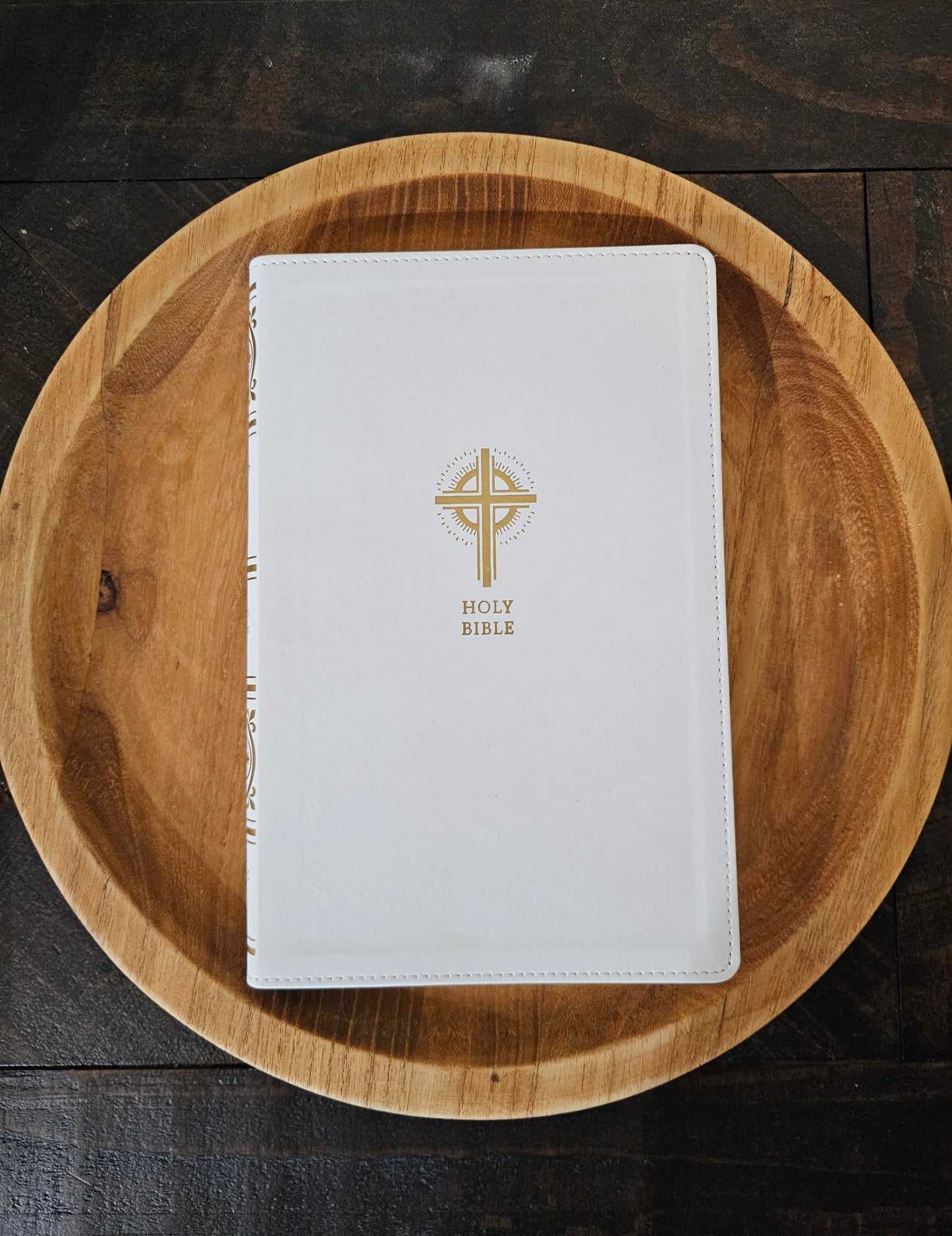 Sacraments of Initiation Catholic Bible - White