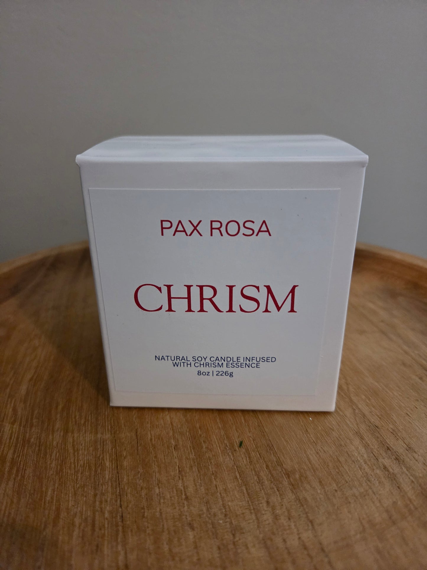 Chrism Infused Candle