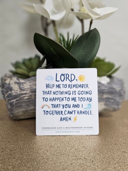 God is With Me Sticker