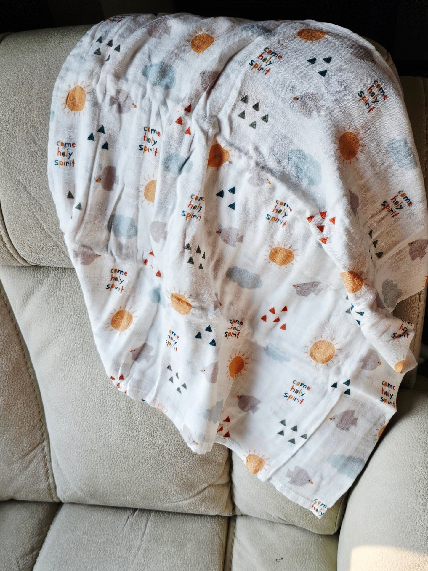 Come Holy Spirit - Muslin Swaddle