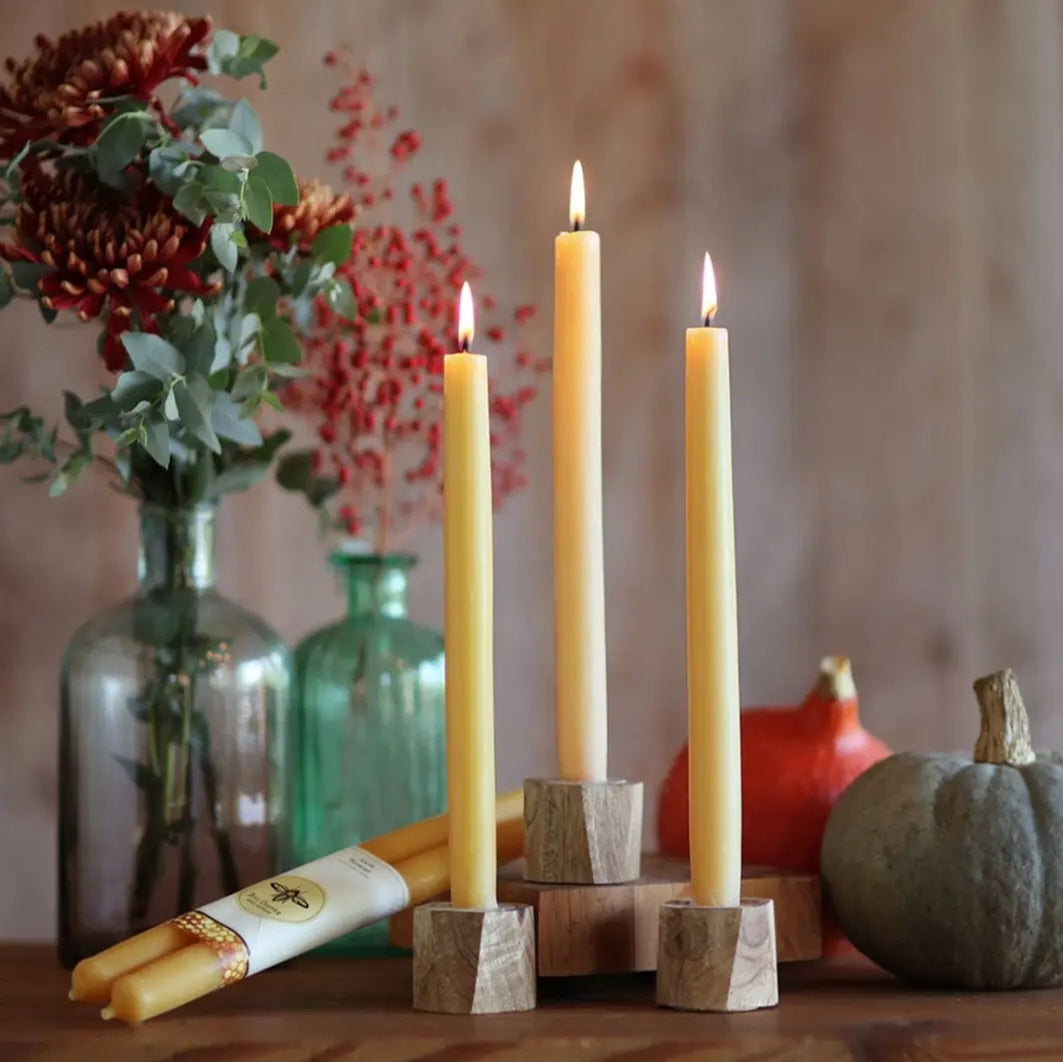 Beeswax Tapers